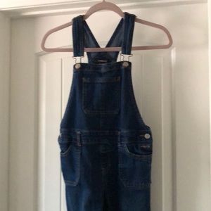 Girls Dark Blue Overalls